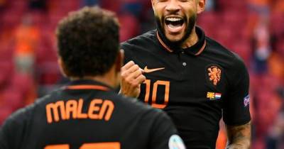Евро-2020. Депай вывел Нидерланды вперед в матче с Северной Македонией