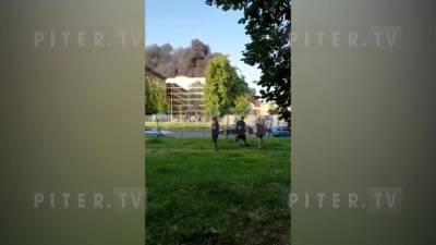 В Петербурге произошёл пожар в ТЦ "Аквилон"