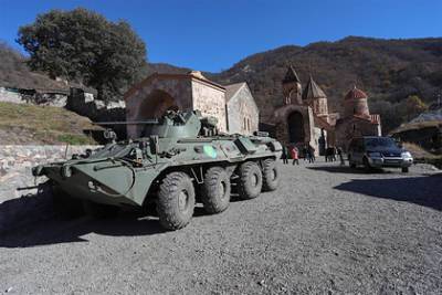 В Армении анонсировали размещение российских военных на границе с Азербайджаном