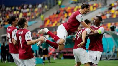 Украина уступила Австрии в матче третьего тура Евро-2020