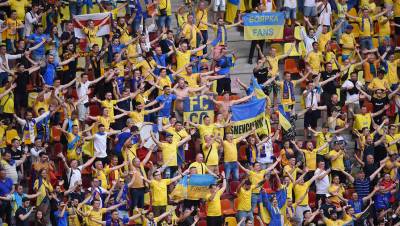 Украина нанесла всего один удар в створ ворот в матче с Австрией