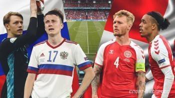 Сборная Дания без труда одолела сборную России и вышла из группы