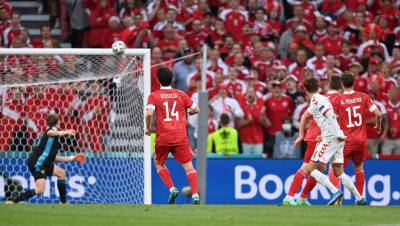 Сборная России разгромно проиграла Дании в матче Евро-2020