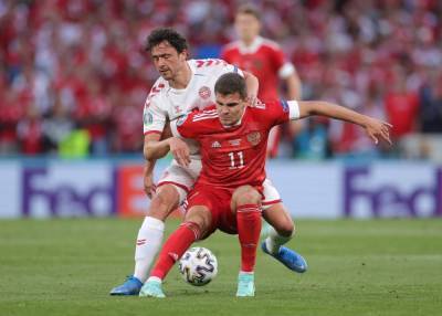 Сборная РФ уступила Дании в заключительном матче группового этапа Евро-2020
