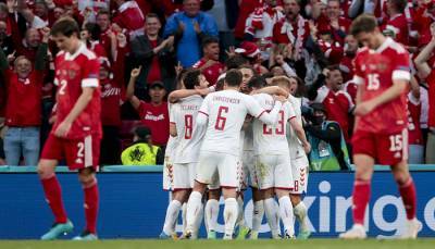 Дания разгромила Россию и вышла в плей-офф со второго места