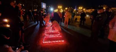 Память погибших воинов почтили во время утренней акции в Южно-Сахалинске