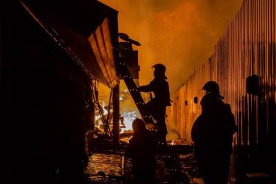 Пожар на кирпичном заводе в Подмосковье локализован