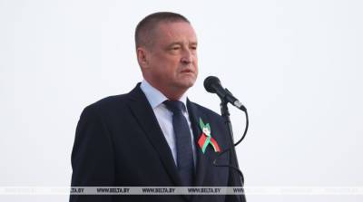 Заяц: обязанность каждого белоруса - сохранить мир, за который наши предки отдали жизни