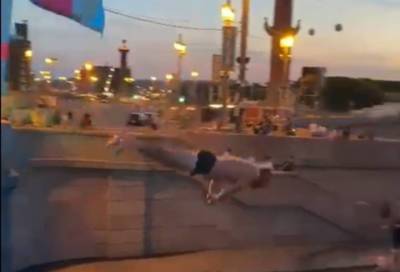 Ночью двое петербуржцев прыгали в Неву с Дворцового моста