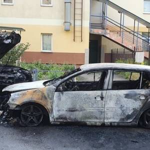 В Киеве сожгли автомобиль общественному активисту. Фото