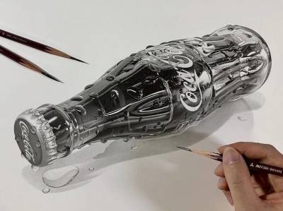 Парень создает невероятно реалистичные рисунки с помощью карандаша