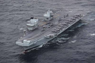 Elizabeth Queenelizabeth - Российские истребители рядом с авианосцем HMS Queen Elizabeth в Средиземном море насторожили британцев - topwar.ru - Англия - Кипр