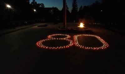 Акция «Свеча памяти» прошла в Дзержинске