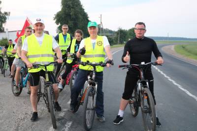 Гродненские милиционеры приняли участие в велопробеге, приуроченном к 80-летней годовщине начала Великой Отечественной войны