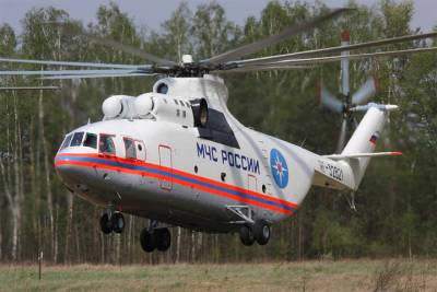 Ночью помощь вертолёта спасателей понадобилась пациенту из Тверской области
