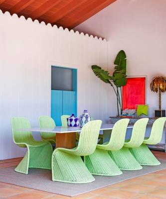 Яркий летний дом дизайнера Луиса Гарсиа Фрайле в Марбелье