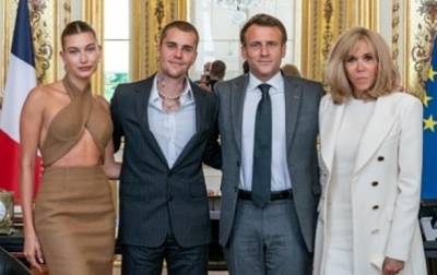 Джастин Бибер встретился с президентом Франции