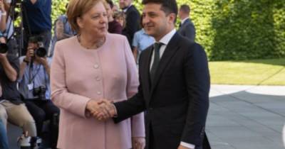 Зеленский и Меркель встретятся в Берлине и обсудят ситуацию на Донбассе