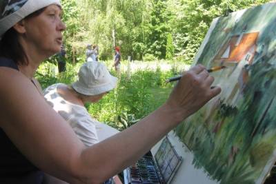 Пленэр карельских художников проходит в Серпухове