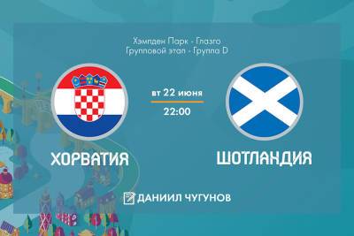 Футбол, Евро-2020, Хорватия - Шотландия, прямая текстовая онлайн трансляция
