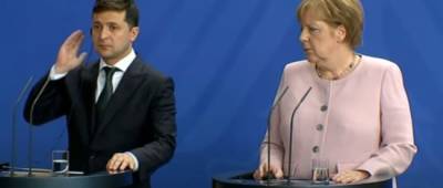 Зеленский и Меркель обсудили Донбасс и договорились встретиться