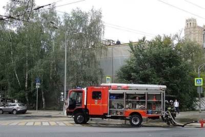 В Москве загорелась серверная в здании МВД России