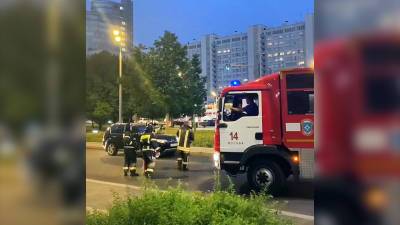 В здании МВД в Москве произошел пожар