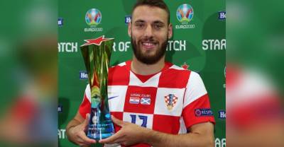 Игрок ЦСКА Никола Влашич признан лучшим игроком матча Хорватия — Шотландия на Евро-2020
