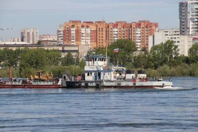 Уровень воды в Енисее упал на 44,6 см в Красноярске