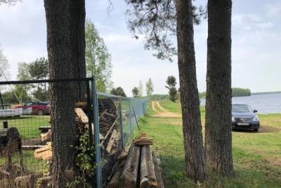 Житель Тверской области незаконно захватил берег озера Волго