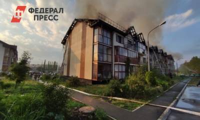 В Челябинске оценят ущерб дому, который загорелся после удара молнии