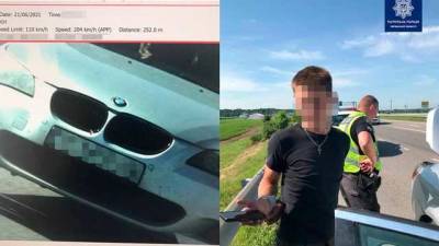 5 штрафов за поездку: в Умани водитель BMW под наркотиками на большой скорости убегал от полиции