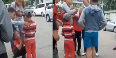 В Красноярске задержали женщину, заставившую ребенка извиняться на коленях перед ее сыном