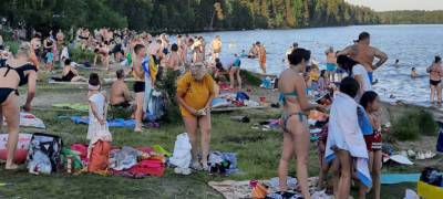 Жители Карелии превратили пляж в Лососинном в Сочи (ФОТО)
