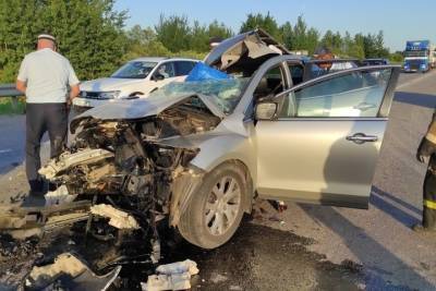 В Скопинском районе водитель Mazda пострадал в столкновении с грузовиком