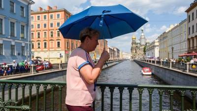 Блокирующий антициклон удержит жару в Петербурге ещё на несколько дней