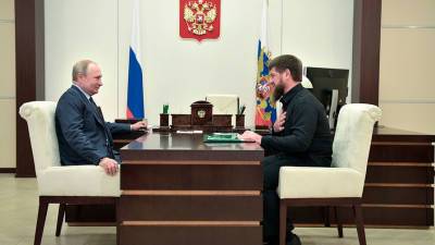 В Кремле сообщили о встрече Путина и Кадырова