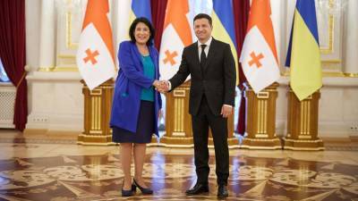 Президент Грузии заявила о восстановлении отношений Киева и Тбилиси