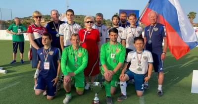 Незрячие российские футболисты завоевали серебро на турнире в Италии