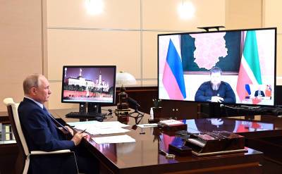 Кадыров доложил Путину об искоренении терроризма в Чечне