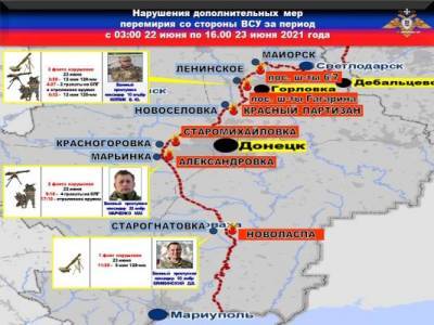 ВСУ применили тяжелые минометы по всем направлениям донбасского фронта