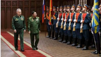 Лидер военной хунты Мьянмы посетил конференцию в Москве