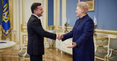 Зеленский поговорил с экс-президентом Литвы о евроатлантической интеграции Украины