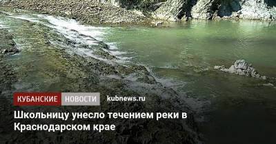 Школьницу унесло течением реки в Краснодарском крае