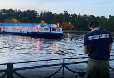 Петербургские следователи сообщили о ходе проверки после столкновения теплохода и моторной лодки