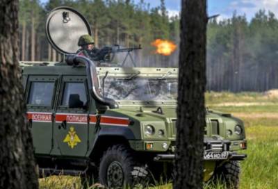 В Ленобласти военные полицейские провели учения по охране должностных лиц