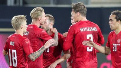 Дания сыграет против Уэльса в первом матче 1/8 финала Евро-2020