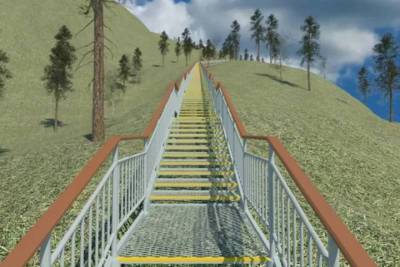 Самая длинная лестница в России будет построена на Торгашинском хребте в Красноярске