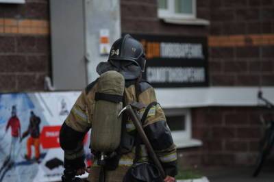 В Пушкинском районе ночью тушили крупный пожар