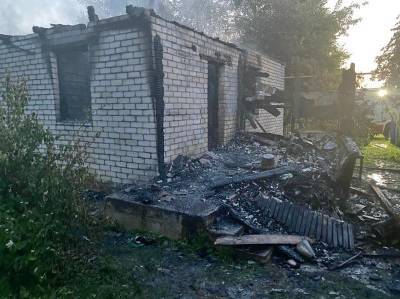 В Смоленском районе в пожаре погиб мужчина